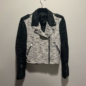Harve Benard moto style asymmetric jacket